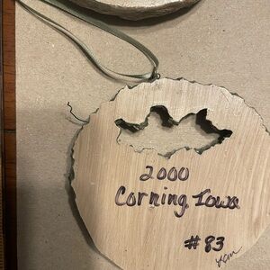 Christmas Ornament. Corning, Iowa commemoratives. Year 2000